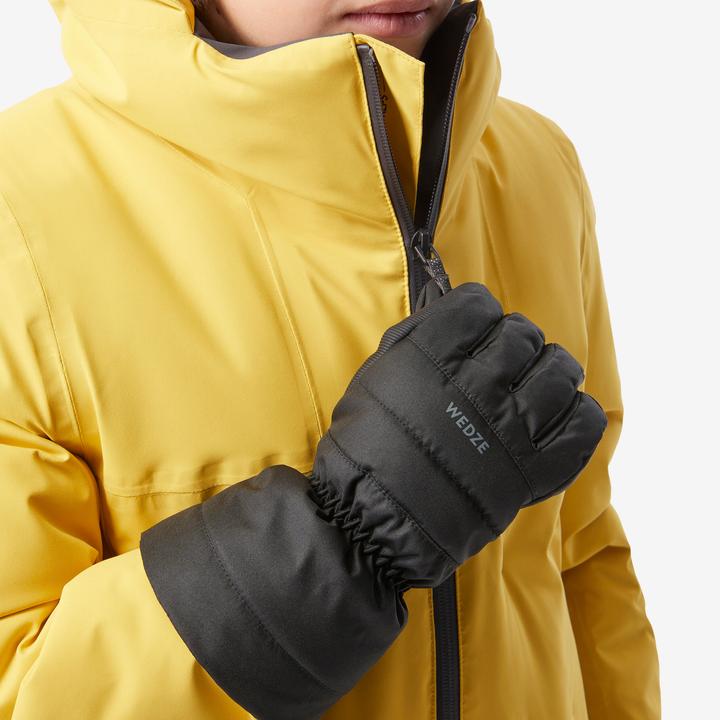 Produktbild Wedze Skijacke Kinder wattiert warm wasserdicht - Piste 500 gelb (152)