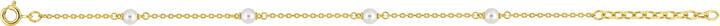 Image du produit Lara BRACELET Plaqué or - PERLE SYNTHETIQUE - 16+3 CM (19 cm)