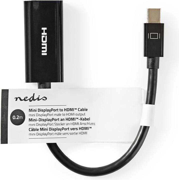 Actual product image Nedis 0.2 m Mini DisplayPort (Mini DP, 20 cm)