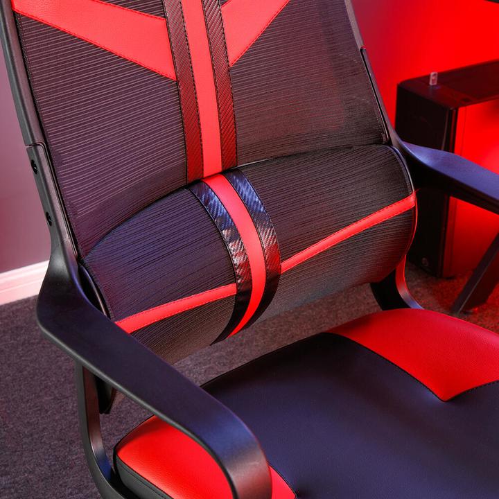 Image du produit X Rocker Chaise de jeu compacte Helix Rouge
