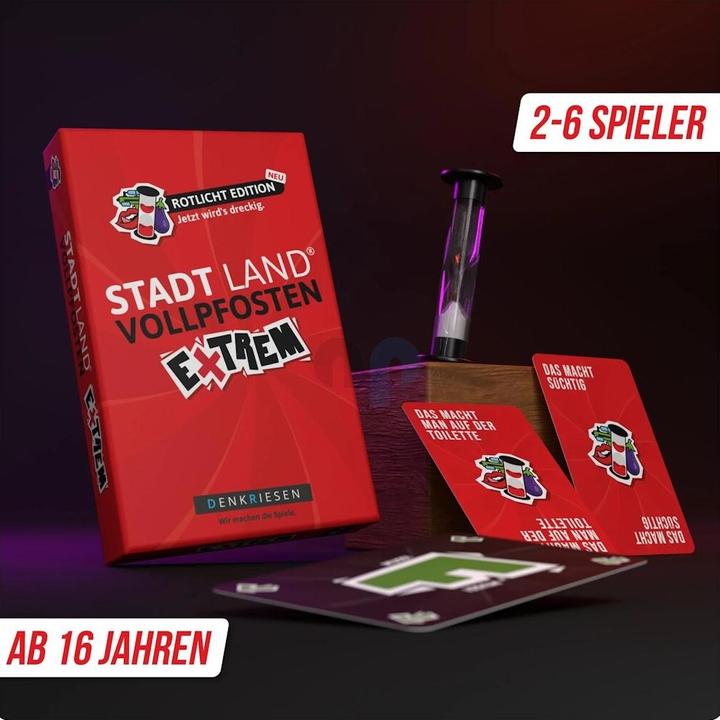 Produktbild Denkriesen STADT LAND VOLLPFOSTEN – EXTREM - Rotlicht Edition - "Jetzt wird's drecking" (Deutsch)
