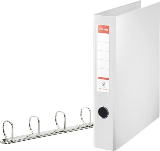 Image du produit Esselte Standard 4-ring Binder White, A4, Blanc, 4 cm, 5,5 cm (A4)