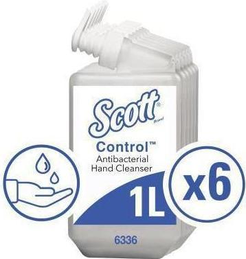 Productafbeelding Kleenex ® Vloeibare zeep neutraal antibacterieel pH-waarde: 6 Ontwerp van de verpakking: Canister Materiaal (Vloeibare zeep, 1000 ml)