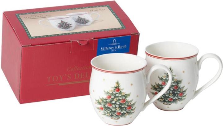 Produktbild Villeroy & Boch Becher mit Henkel Set 2tlg., Tannenbaum Toy's Delight (340 ml, 2 x)