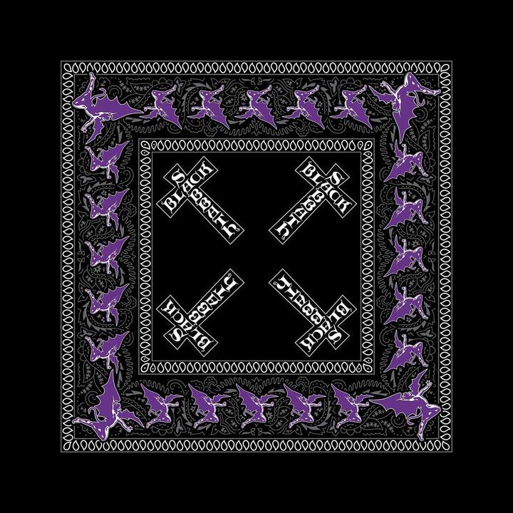 Actual product image Black Sabbath Unisex Adult Cross Logo Bandana