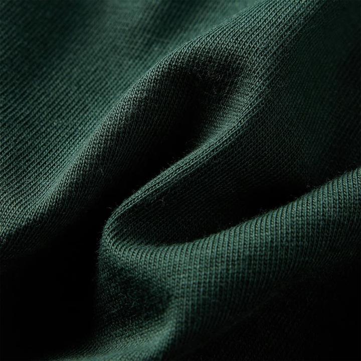 Actual product image VidaXL Children's long-sleeved shirt dark green 92,Material: 100 (92)
