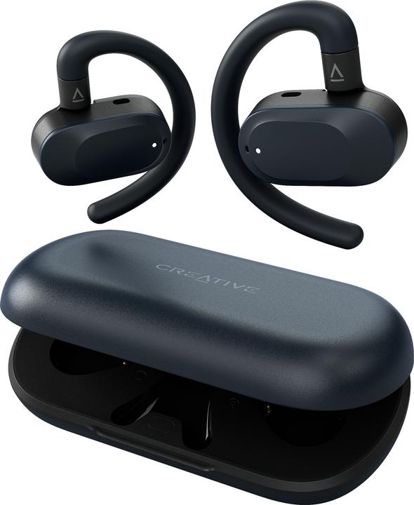 Creative OUTLIER GO Auricolare Bluetooth blu scuro (Nessuna soppressione del rumore, 26 h, Senza fili)
