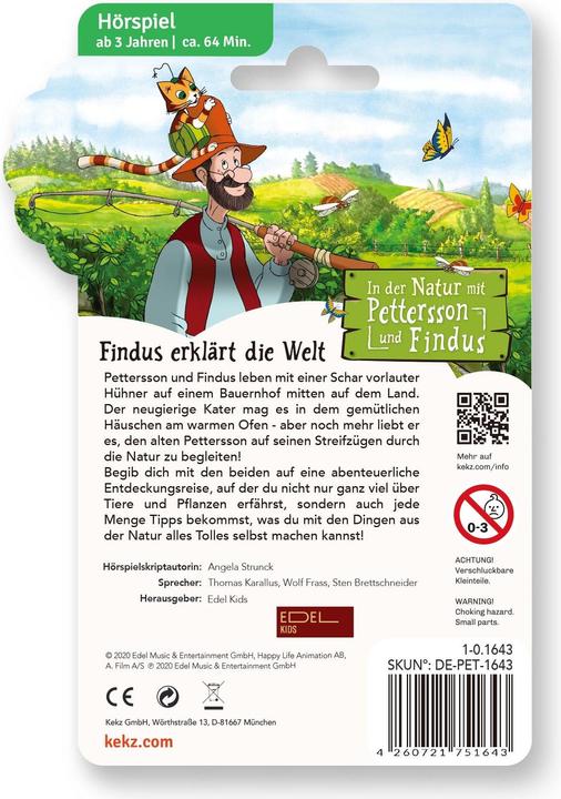 Produktbild Kekz Audiochip Pettersson und Findus: Findus erklärt die Welt (Deutsch)
