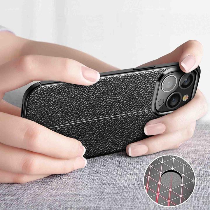 Immagine prodotto Cadorabo Copertura in TPU con struttura in similpelle (Apple iPhone 13 Pro)
