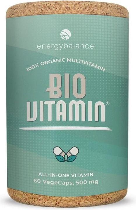 Energybalance Bio Vitamin Nahrungsäquivalentes Multivitaminpräparat 500mg (60 Stück, Kapseln, 500 g)
