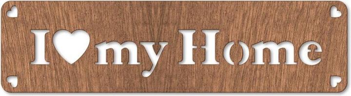 Actual product image Trenddeko I love my home (50 x 13 cm)