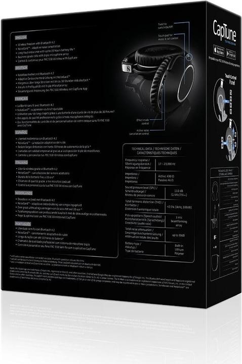 Produktbild Sennheiser Pxc 550 (ANC, 30 h, Kabellos)