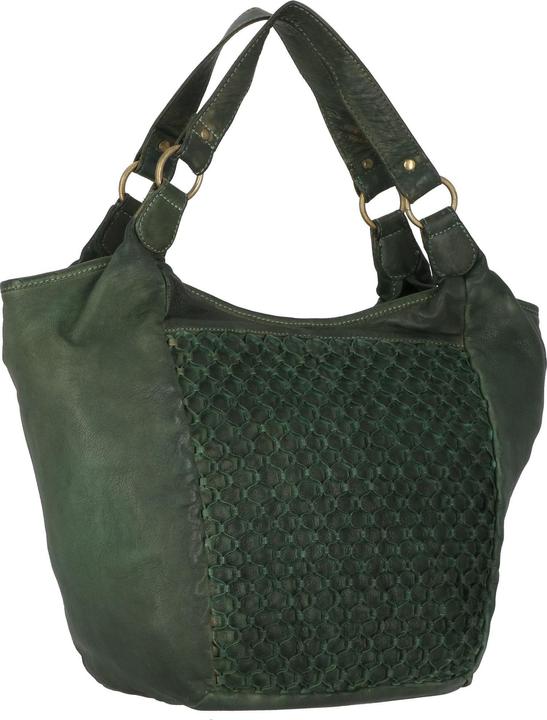Actual product image Greenland Nature Femi & Nine leather shoulder bag 38 cm