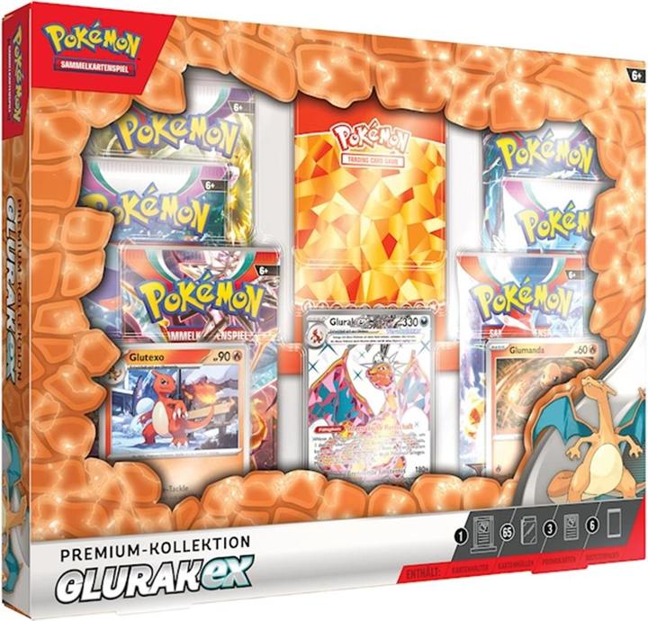 Actual product image Pokémon PKM: Glurak EX - Premium Kollektion (German, Box Set & Collection)