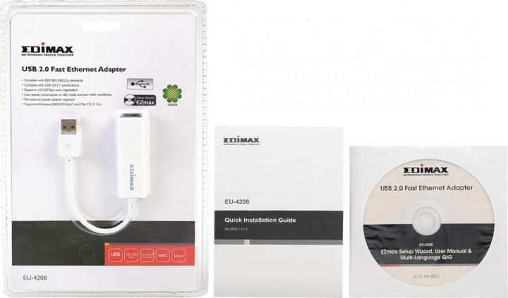 Produktbild edimax Eu-4208 (USB 2.0, RJ45 (1x))
