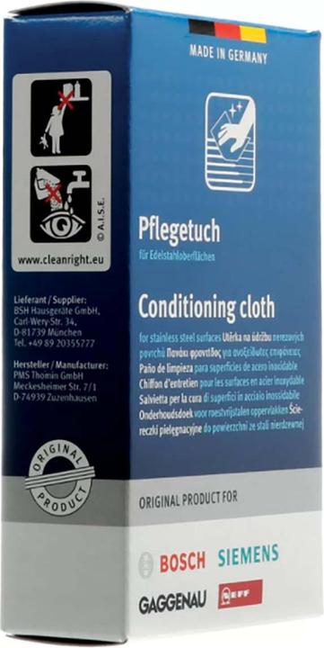 Produktbild Siemens Edelstahlpflegetücher (5 Stk.)