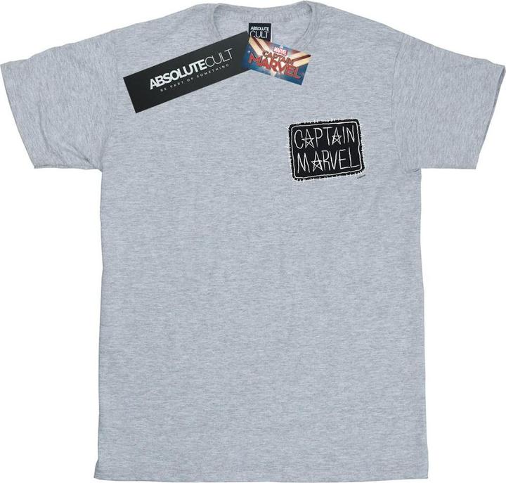Actual product image Mens Captain Breast Patch T-Shirt (3XL)