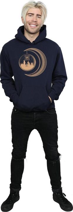 Actual product image Mens Hogwarts Moon Hoodie (XL)