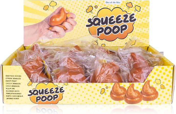 Actual product image Magni Joke poo pile Squeeze Poop 70x60mm