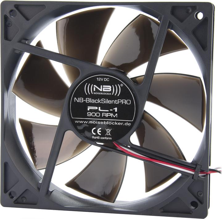 Immagine prodotto Noiseblocker BlackSilentPro-Series PL1 (120 mm, 1 x)
