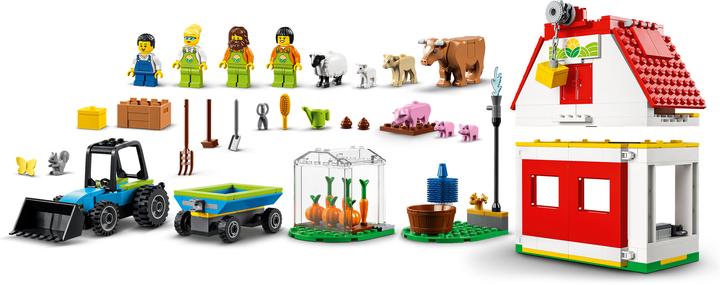 Produktbild LEGO Bauernhof mit Tieren (60346, LEGO City)