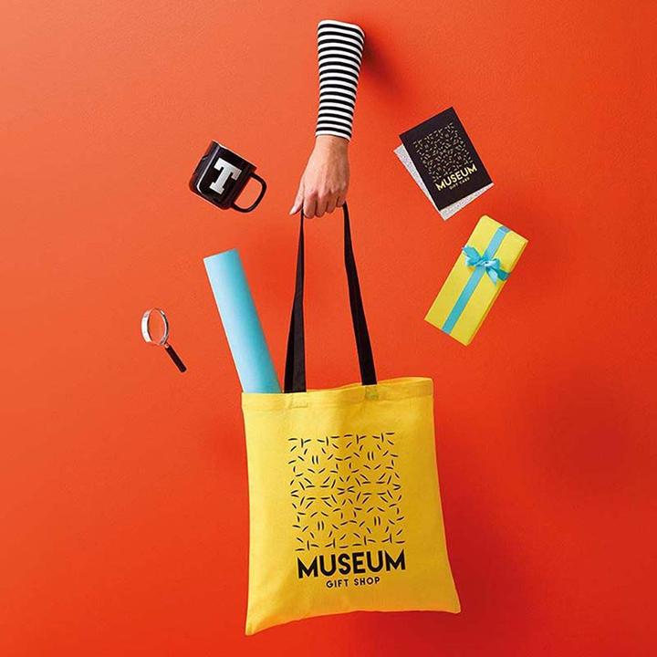 Actual product image Universal Textiles Cotton carrier bag with long handles (20.27 l)