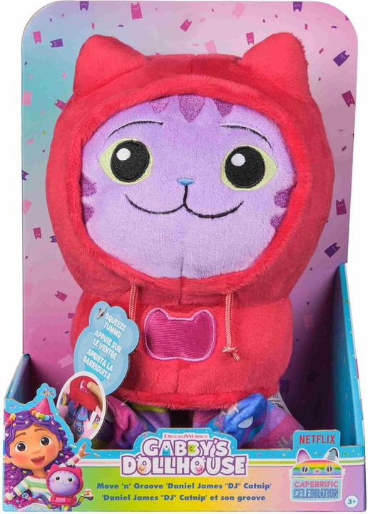 Actual product image Gabby's Dollhouse Deluxe Plush DJ Catnip (25 cm)