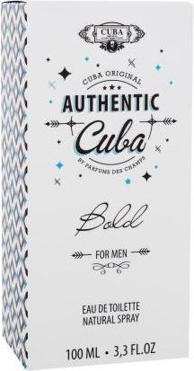 Actual product image Cuba Authentic Bold (Eau de toilette, 100 ml)