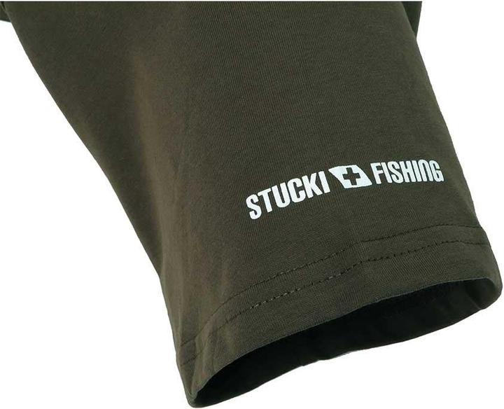 Produktbild Stucki Fishing Because Fanatics T-Shirt Olive (S)