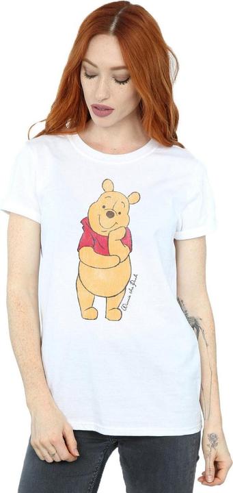 Immagine prodotto Winnie the Pooh Maglietta Boyfriend da donna/ragazzo in cotone (M)