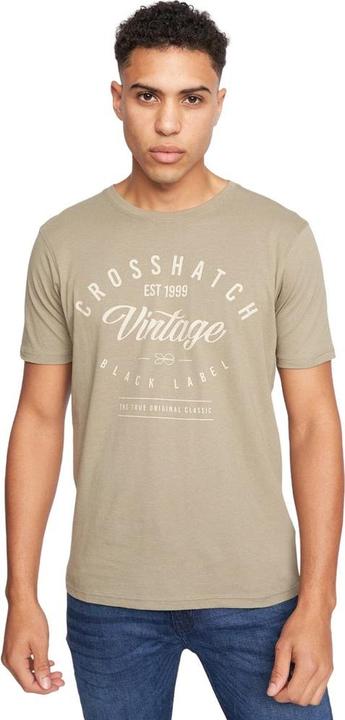 Actual product image Crosshatch Mens Fellmire Assorted Designs T-Shirt (Pack of 5) (S)