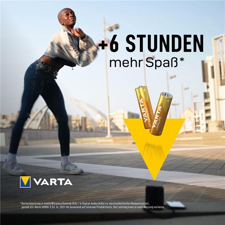 Actual product image Varta Longlife (4 pcs., AA, 2800 mAh)