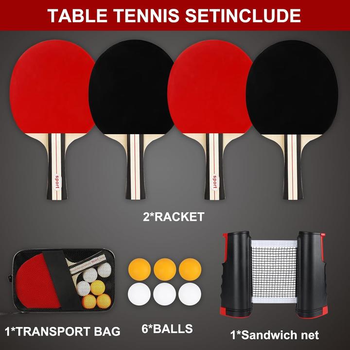 Immagine prodotto Kimigo ‎KM-PPQTZ Tischtennisschläger Set
