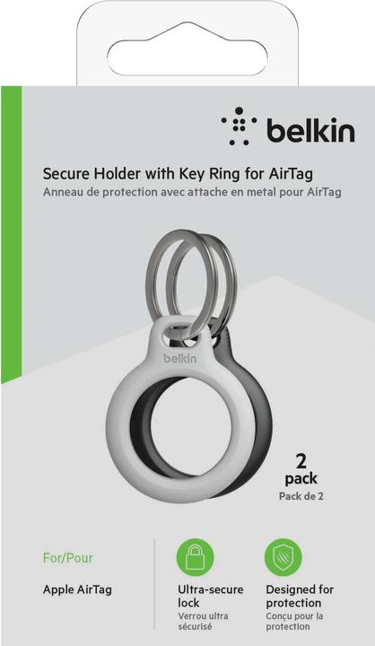 Actual product image Belkin AirTag Schlüsselanhänger 2er Set