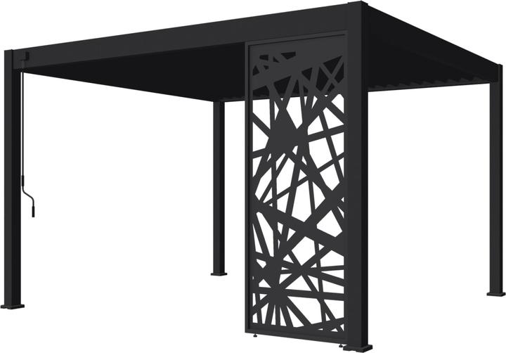 Weide Panneau latéral 93cm anthracite design abstrait pour pergola Deluxe Plus (6 cm, 93 cm)