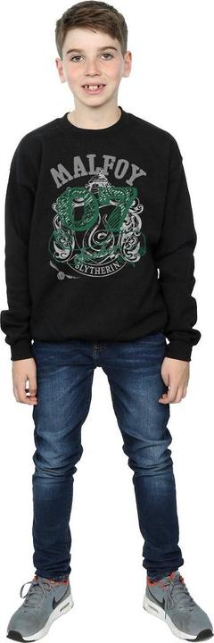 Produktbild Boys Seeker Draco Malfoy Slytherin Cotton Sweatshirt (152, 158)