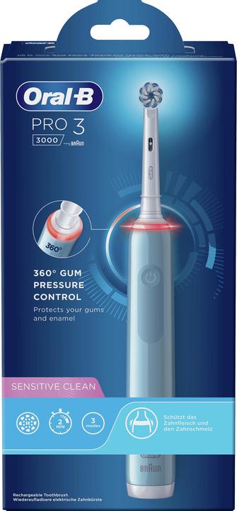 Produktbild Oral-B Pro 3 3000 Sensitive Clean (Oszillierende Zahnbürste)