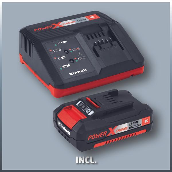 Actual product image Einhell GE-CT 18 Li Kit (Plastic knives)