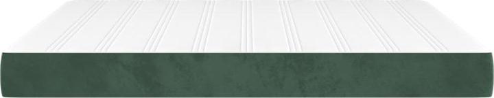 Actual product image VidaXL Taschenfederkernmatratze Dunkelgrün Samt (160 x 210 cm, Spring core)