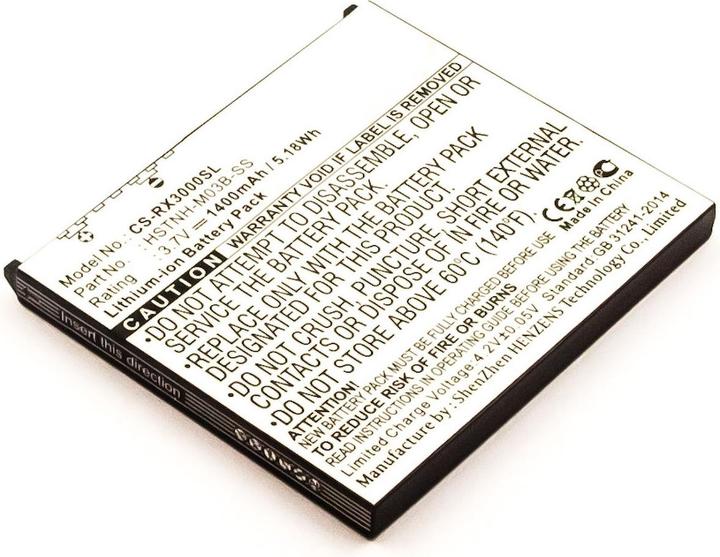 Produktbild AGI Akku kompatibel mit HP iPAQ Z125 - Akku - 1.400 mAh (1 Stk., 1400 mAh)