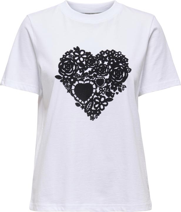 Produktbild Only Onlnina Heart S/S Tee Jrs (L)
