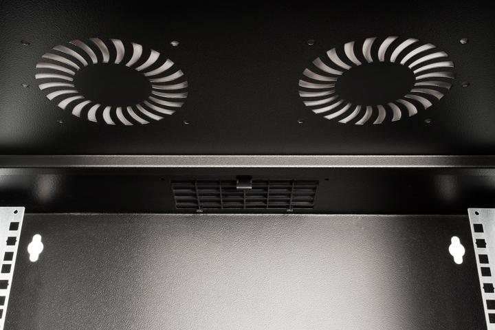 Image du produit Digitus Coffret mural 19" 7U, SOHO PRO 370 x 540 x 400 mm, noir (7 HE, Rack 19 pouces)