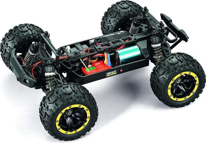 Actual product image Blackzon Slyder MT Turbo 1/16 4WD 2S Brushless - Yellow (RTR Ready-to-Run)