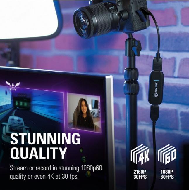 Actual product image Elgato Cam Link 4K (Mac, PC)