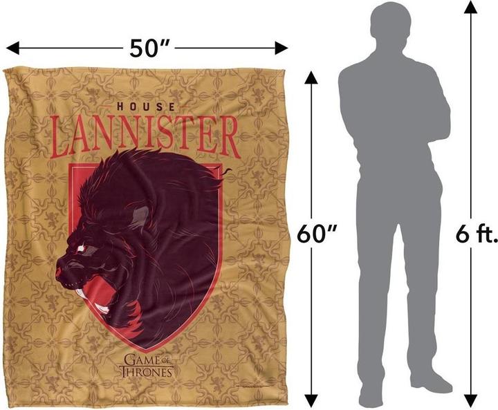 Image du produit Game of Thrones - Couverture HOUSE LANNISTER (152 x 127 cm)