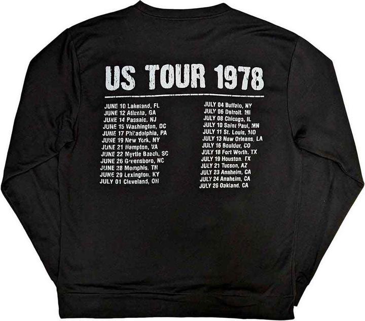 Image du produit The Rolling Stones Sweat-shirt unisexe adulte US Tour 1978 Back Print (M)