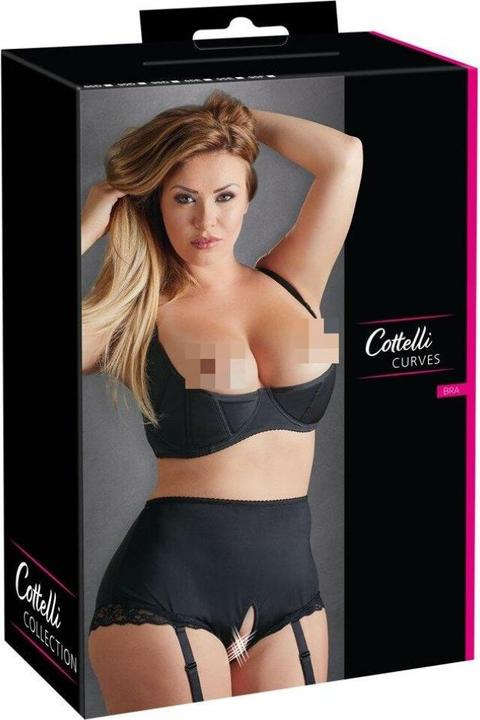 Productafbeelding Cottelli Collection Beha met kwart cup zwart (90 D)
