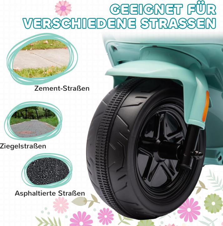 Immagine prodotto Aiyaplay Kinder Elektro-Motorrad Kunststoff, Metall Grün