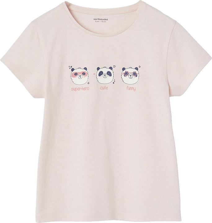 Produktbild Vertbaudet 3er-Pack Mädchen Sommer-Schlafanzüge PANDA mit Recycling-Baumwolle (92)