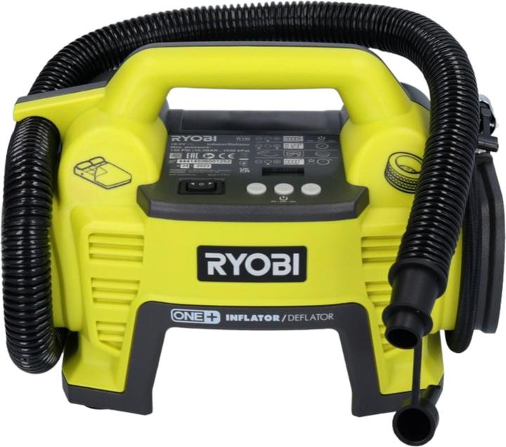 Actual product image Ryobi R18I-215 Battery compressor 18 V 10.34 bar pressure + 2x battery 1.5 Ah + charger (10.34 bar, 0 l)